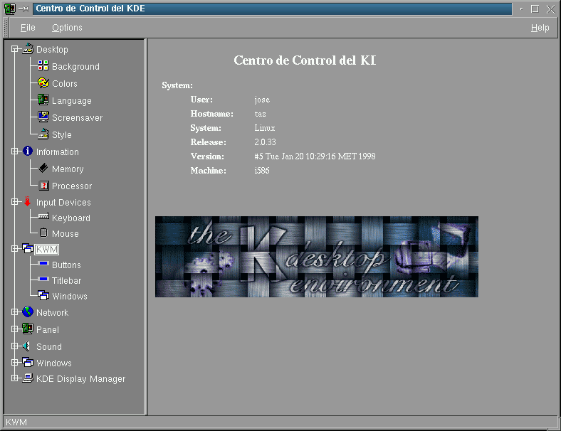 [Centro de Control KDE]